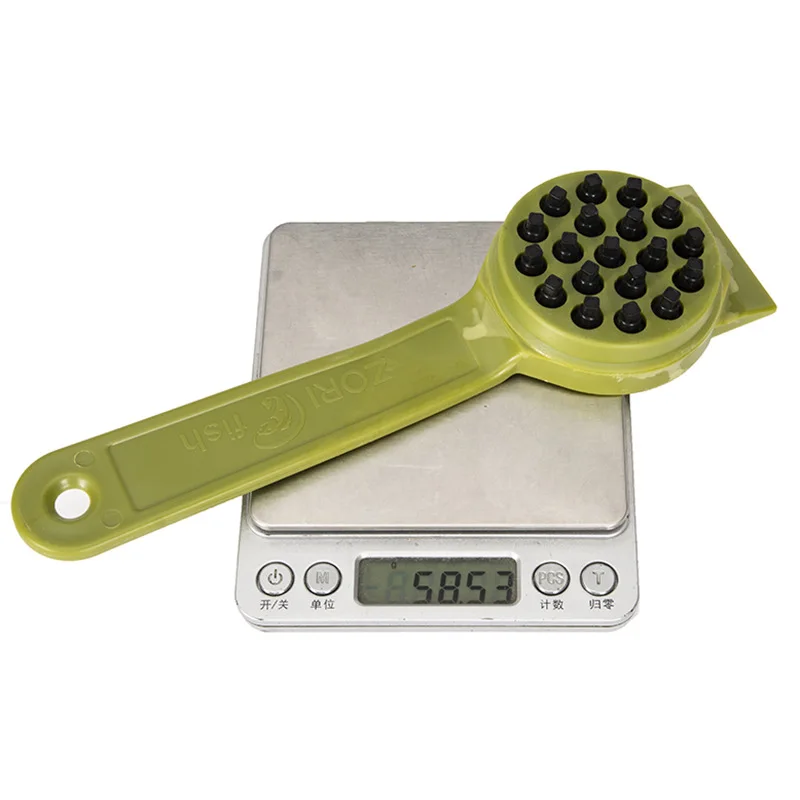 Cepillo de piel de pescado para raspar, escamas de pesca, ralladores, cuchillo de pescado, pelador de limpieza, raspador, herramientas de cocina, Gadget - imagen 5