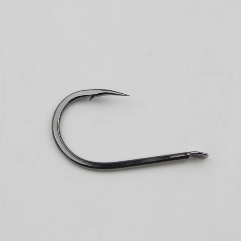Anzuelo circular de acero al carbono con púas – Cuerpo plano para pesca - imagen 4