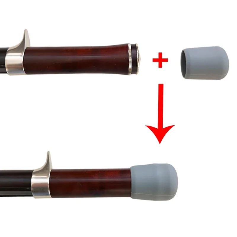 Nuevo 1 Uds. Funda protectora con mango de caña de pescar, gel de sílice, señuelo, Protector inferior, accesorios de aparejos de colores aleatorios - imagen 4