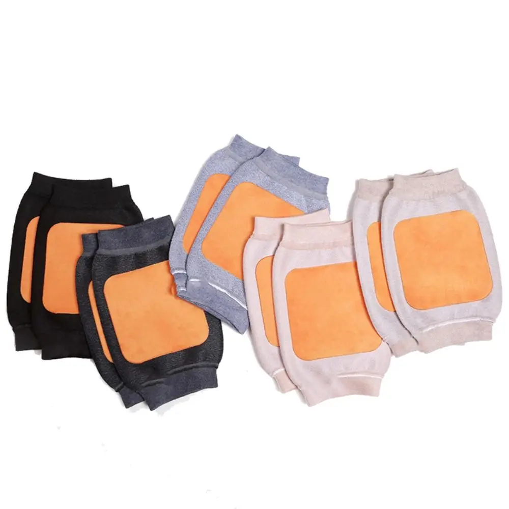 1 par de rodilleras de punto de algodón antideslizantes, rodillera a prueba de frío, calentadores de piernas que mantienen el calor, calentadores de piernas para correr en primavera - imagen 5