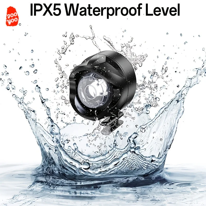 2 uds luz de pesca recargable por USB iluminación para deportes al aire libre senderismo Camping luces de advertencia para zapatos