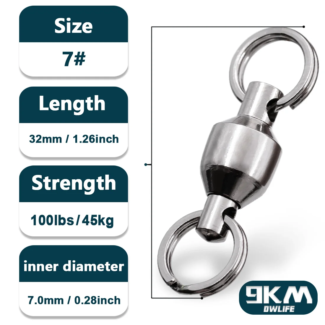 Size-7  32mm  45kg