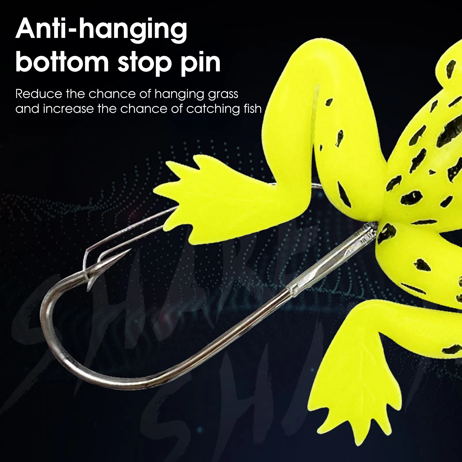 Señuelos de pesca giratorios de 6,25g, cebo Artificial de rana simulada para río, lago, mar, pesca, cebos de pesca de Metal ultraligeros portátiles - imagen 4