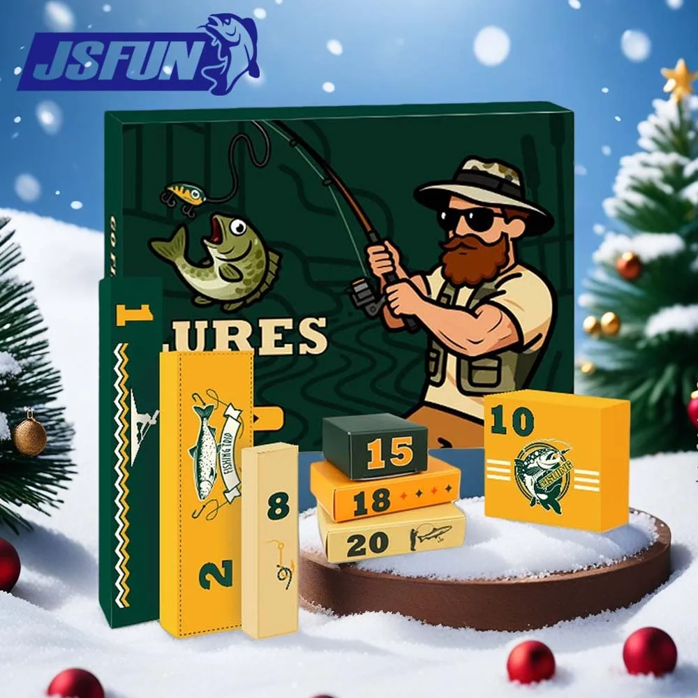 Calendario de Adviento de pesca JSFUN – Set de aparejos - imagen 2