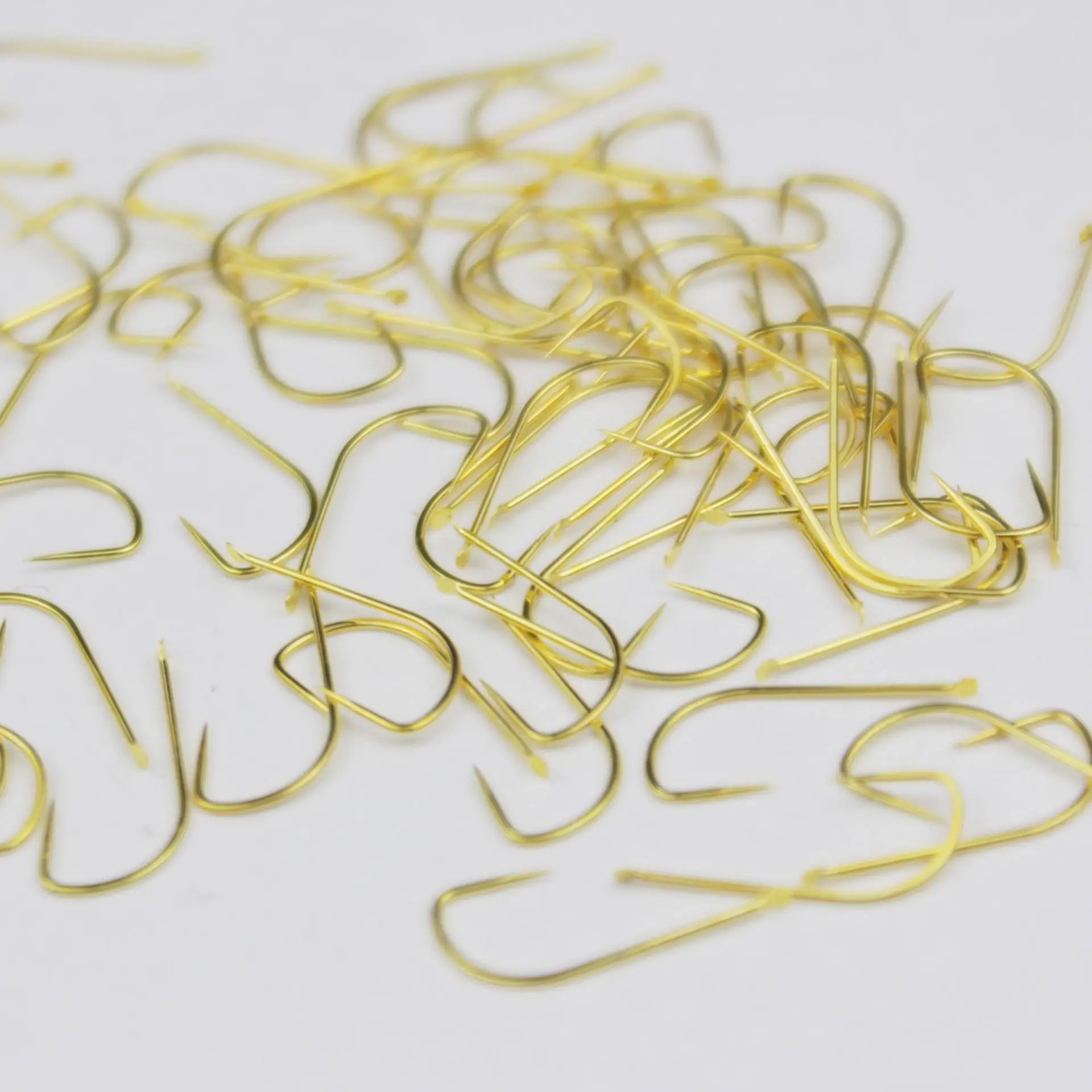 50 Uds. Anzuelos de pesca anzuelo pequeño accesorios de artículo риudenвля ри okeвля brazalete dorado Noeye para peces pequeños крючки рыkuaлов ovner - imagen 4