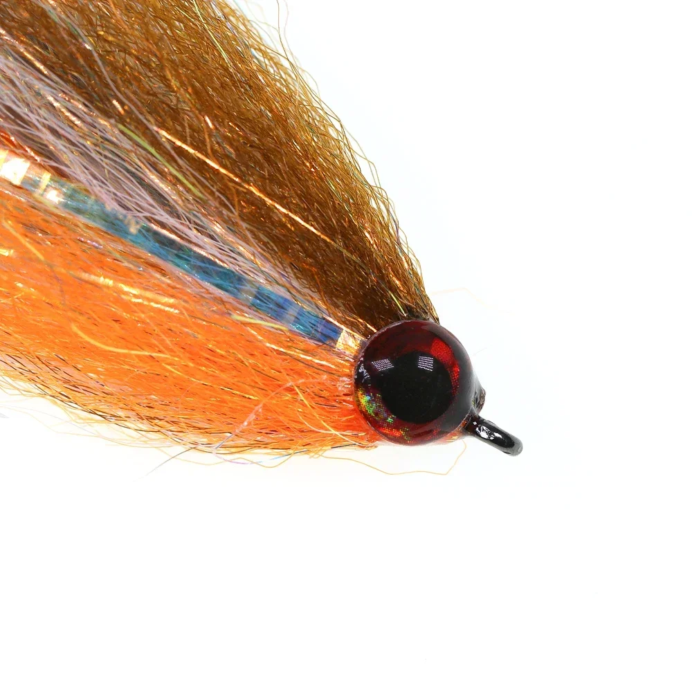 ICERIO Big Streamer Grizzly Hackle – Mosca para lubina y lucio - imagen 4