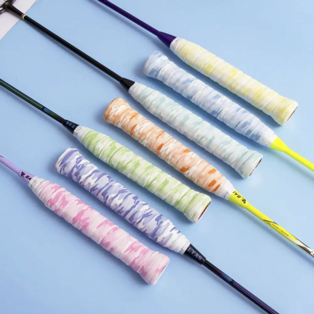 Schokabsorberende Badminton Racket Tape Slijtvast Zacht Zweetabsorberend Grip Tape Antislip Badminton Racket Handvat Riem - imagen 3