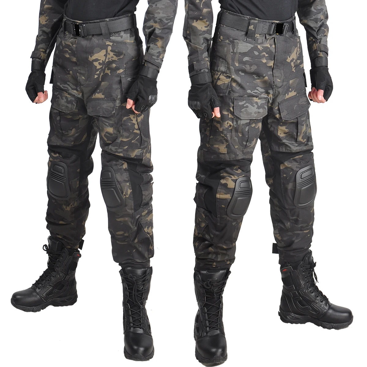 HAN WILD G3 pantalones de combate + almohadillas pantalones tácticos Airsoft pantalones tácticos US CP Camo pantalones tácticos - imagen 4