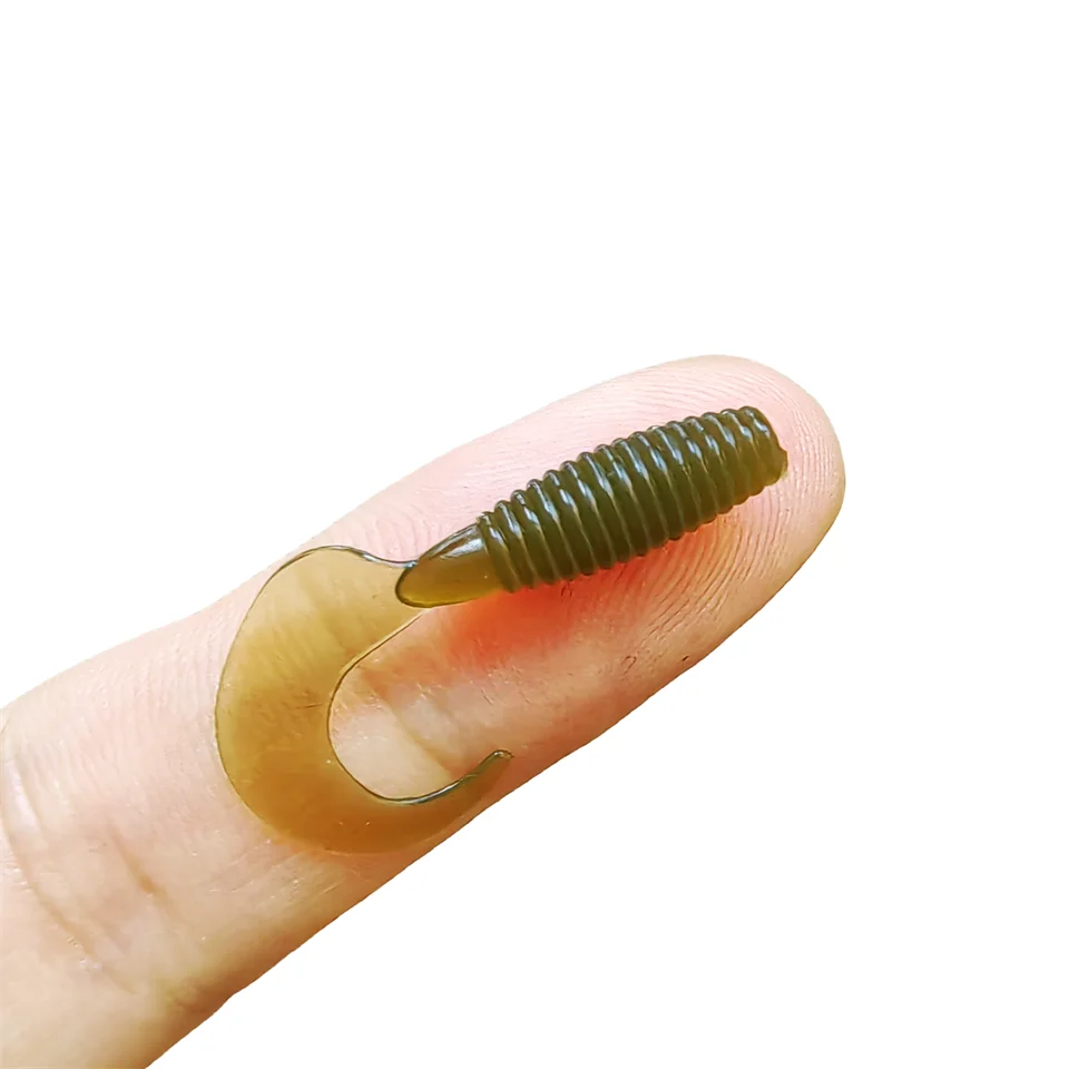 MUKUN-Mini señuelo de pesca Ajing, 10 piezas, 0,32g/28mm, Swimbait Artificial Jig Wobbler Bass Bait, aparejos de pesca, cebo blando - imagen 4