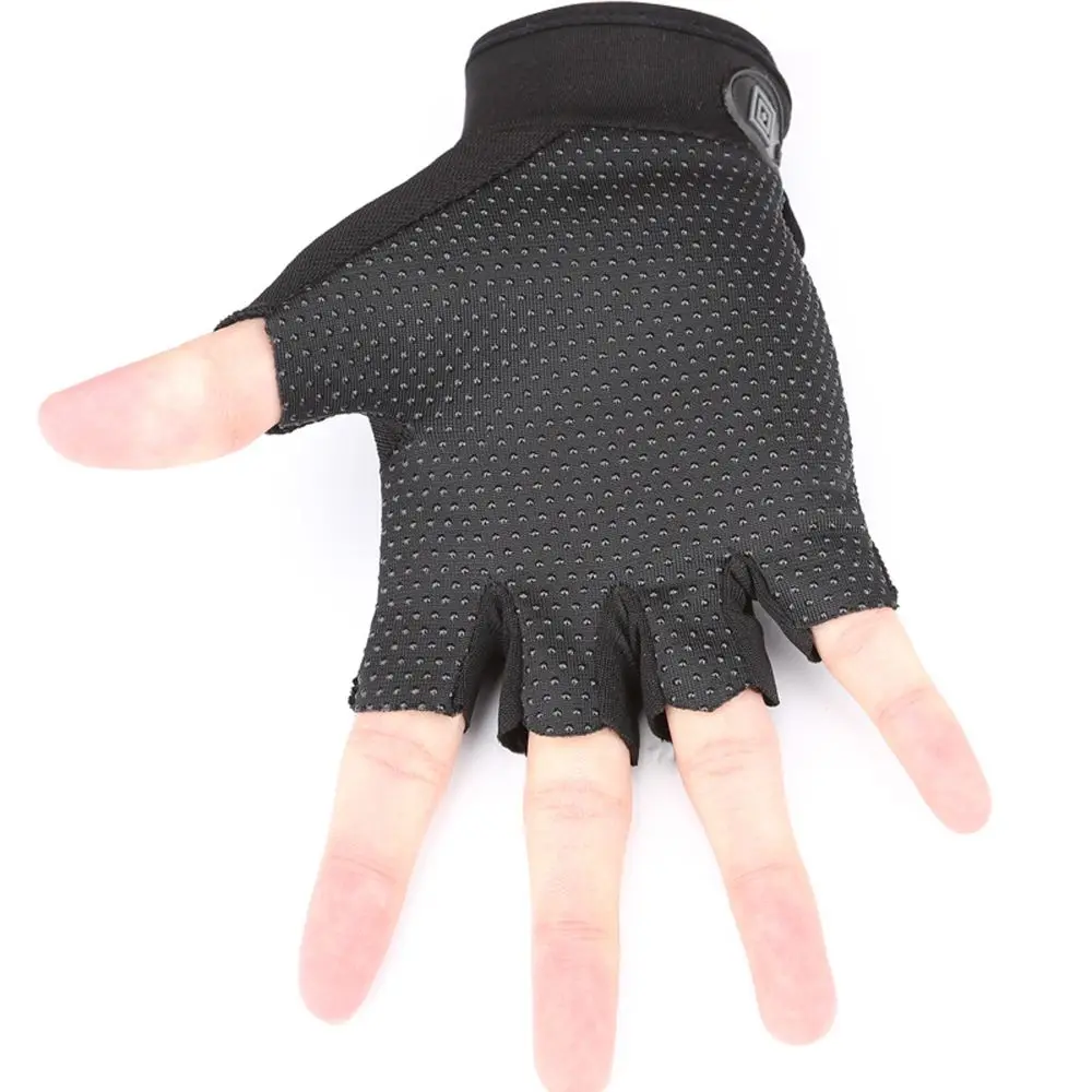 Accesorios Guantes de fitness de medio dedo Guantes deportivos Guantes de ciclismo Protector de palma de mano Manoplas sin dedos Guantes de entrenamiento cruzado - imagen 4