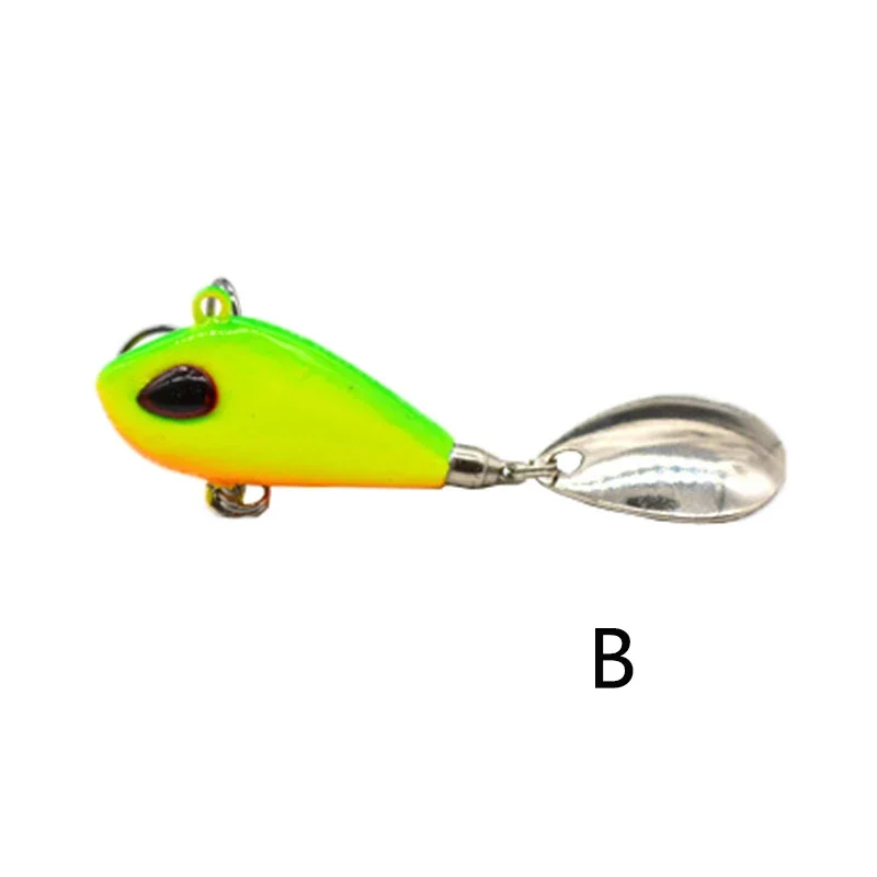 OUTKIT nuevo Metal Mini VIB con cuchara señuelo de pesca 6g10g17g25g 2cm aparejos de pesca Pin Crankbait vibración Spinner cebo que se hunde - imagen 4