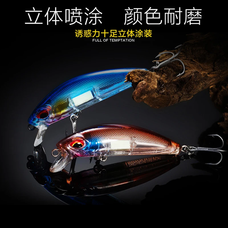 Equipo de pesca PD luminoso, Mino sumergido, corredor de carretera, cebo falso, aviador de agua dulce - imagen 4