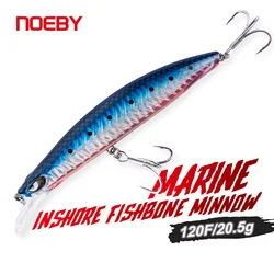 Noeby Minnow 120mm – Señuelo duro de acción lateral para costero