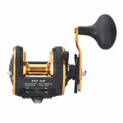 Carrete de pesca aleación aluminio 3 rodamientos freno 10kg 6:1