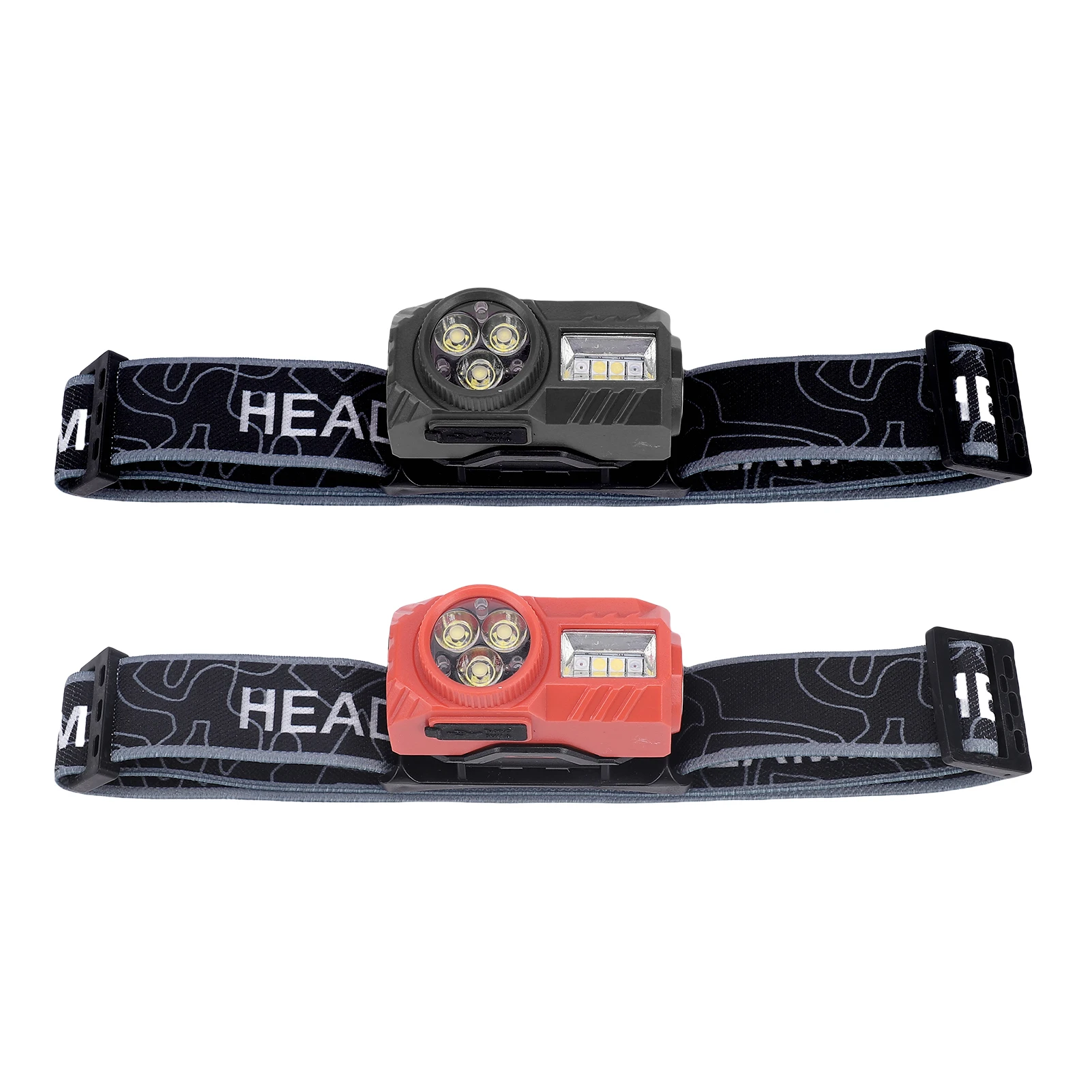 Koplamp Oplaadbare LED-bewegingssensor Running Digitaal scherm Regendicht voor buiten kamperen Vissen Hoofdbandlicht