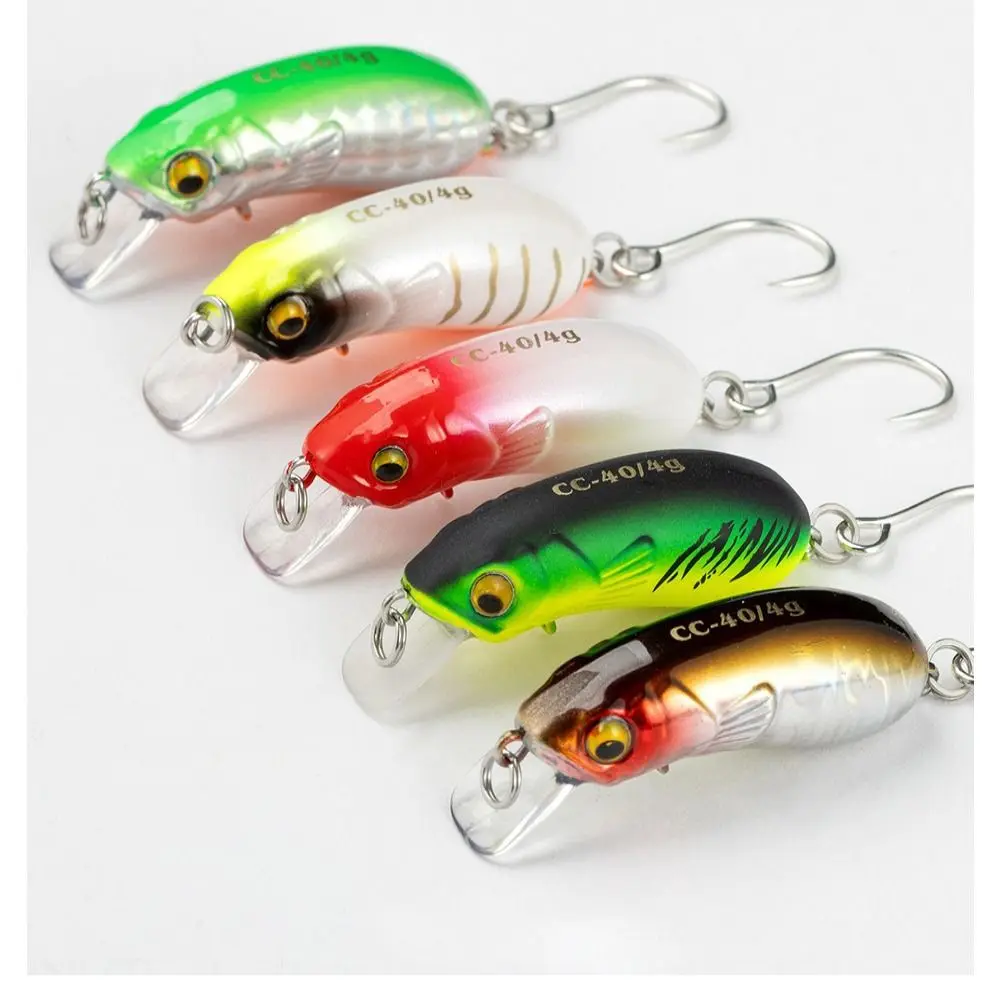 Aparejos de pesca, señuelos blandos de pesca de PVC, 4,0 cm, 3g, 2 veces señuelos artificiales reforzados, 10 colores, cebos flotantes para pececillos - imagen 5