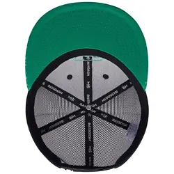 Bassdash Flat Brim Trucker Gorra Ajustable Malla trasera pesca caza