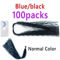 100packs Blue Black