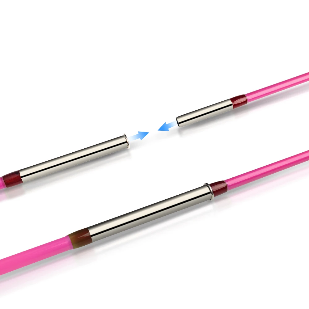 DNDYUJU 1,5 M caña de pescar para niños caña de pescar para principiantes caña bonita incluye carrete giratorio rosa verde disponible regalo para niños - imagen 5