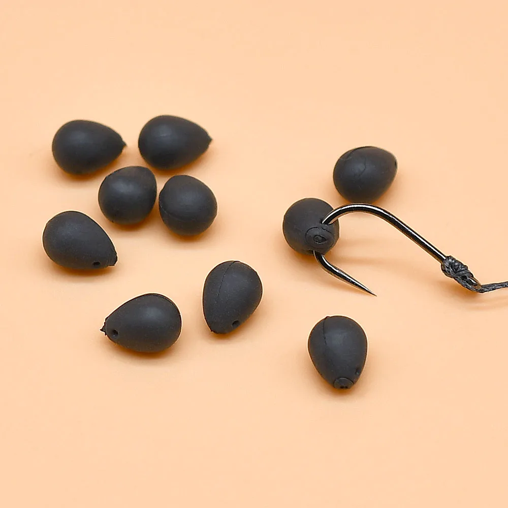 MNFT 8 Uds accesorios de pesca de carpa 0,4g cuentas de gancho de tungsteno aparejos terminales de plomo - imagen 4