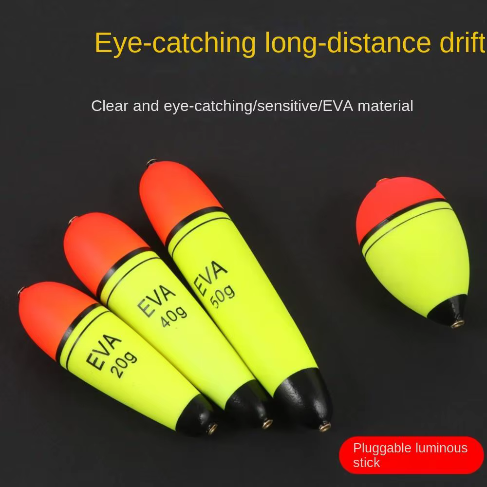 Tubo de boya flotante, flotador de pesca de espuma dura de 10g-120g, corcho de pesca de alta dureza, pesca en corriente ligera - imagen 4