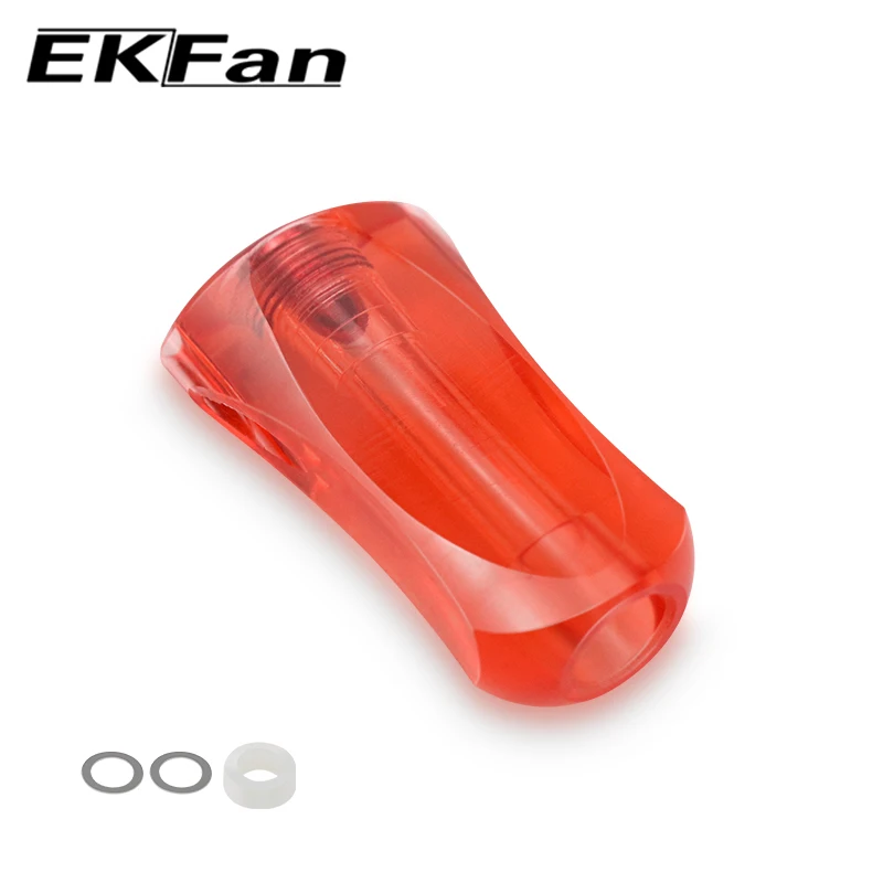 EKfan nuevo perilla ultraligera 4,5G Material acrílico PMMA para eje 4MM y 7x4x2,5 MM rodamiento apto para carrete de pesca dawa Shmano - imagen 4