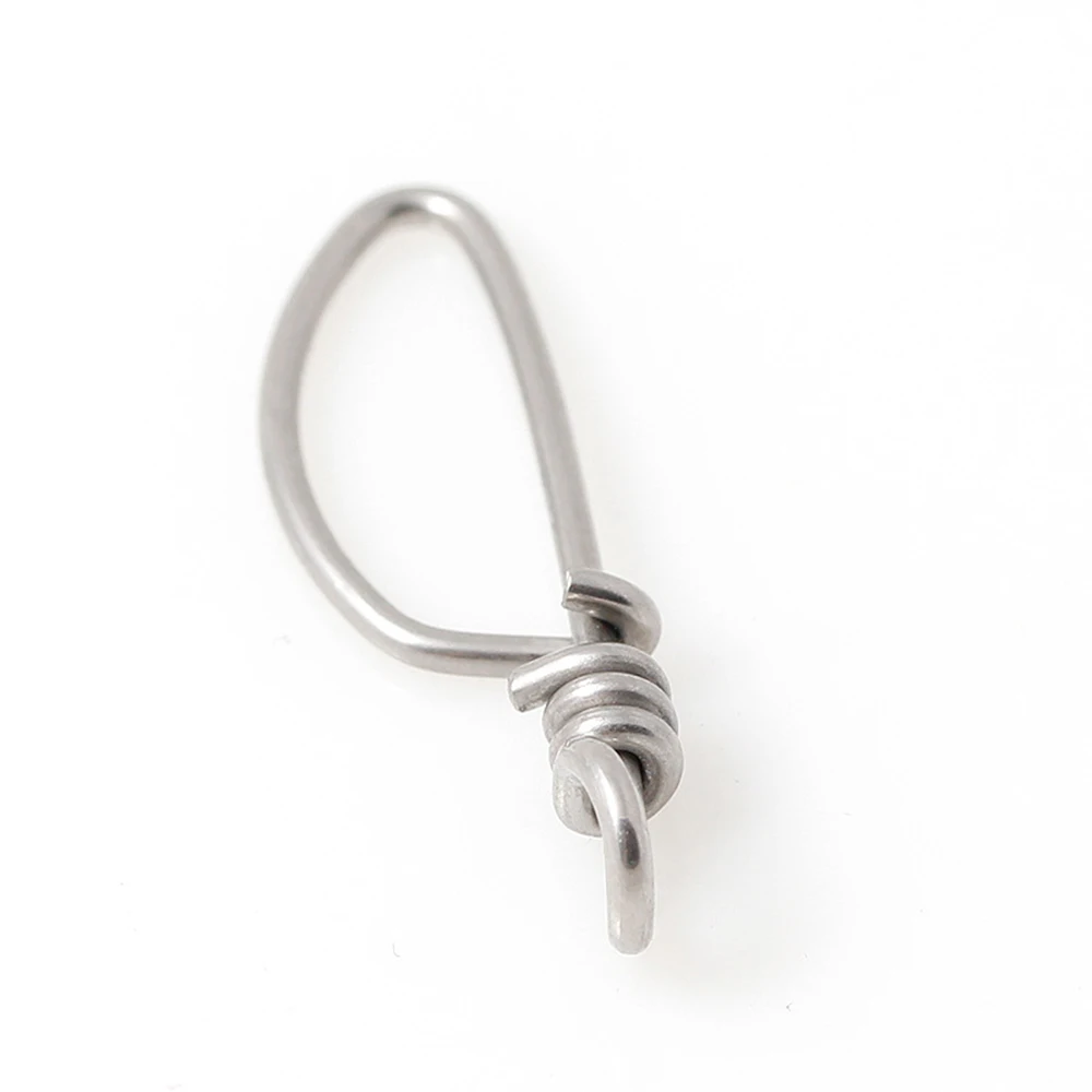 200 Uds Clip de Pesca Coastlock Snap accesorios de Pesca de mar de acero inoxidable suministros de aparejos broches giratorios de Pesca de alta resistencia Pesca - imagen 3