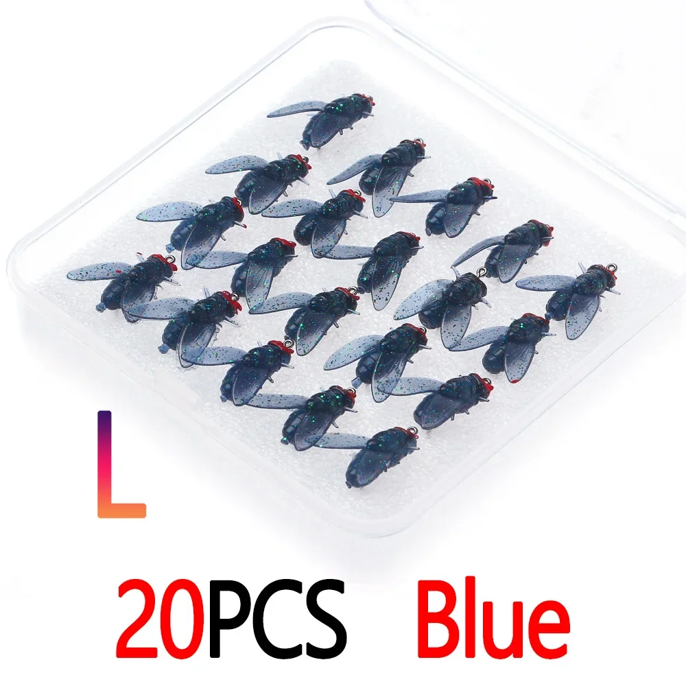 20pcs Blue L