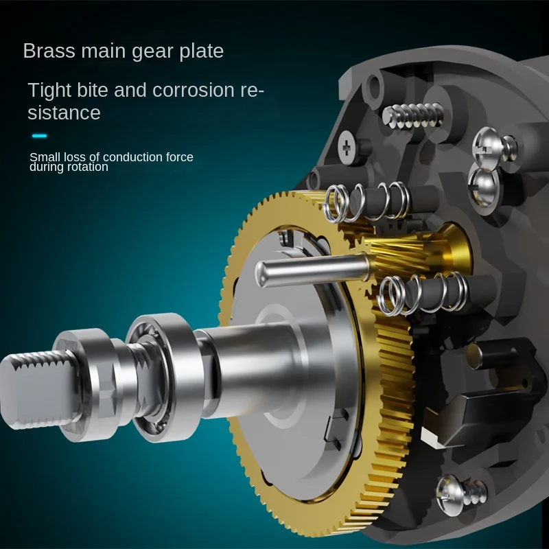 BILLINGS serie ST, relación de transmisión 6,3: 1, arrastre máximo de 18lb, carrete de Baitcasting, para agua dulce y salada - imagen 3