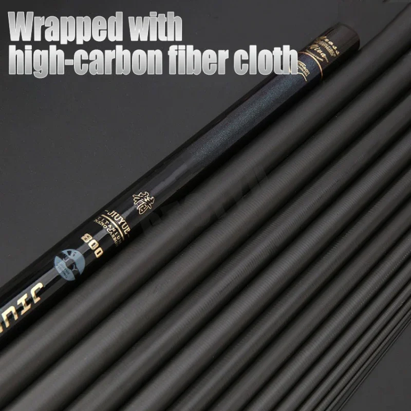 Caña de pescar telescópica de carbono, 8m, 9m, 10m, 11m, 12m, 10kg, caña de tiro superdura de larga distancia, alta calidad - imagen 5