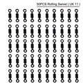 50PCS Swivel