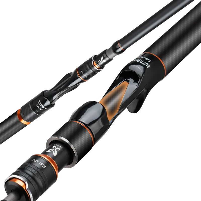 Histar Butterfly 1,55 m-2,28 m 4 + 1 secciones guía de cerámica interior peso ligero caña de pescar portátil de alto carbono - imagen 5
