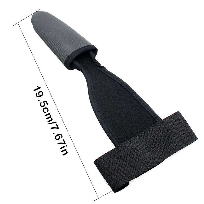 Herramientas de pesca de carpa, puesto de dedo, recubrimiento de neopreno súper cómodo de PVC, sección de dedo resistente al desgaste y antideslizante, 1 ud. - imagen 2