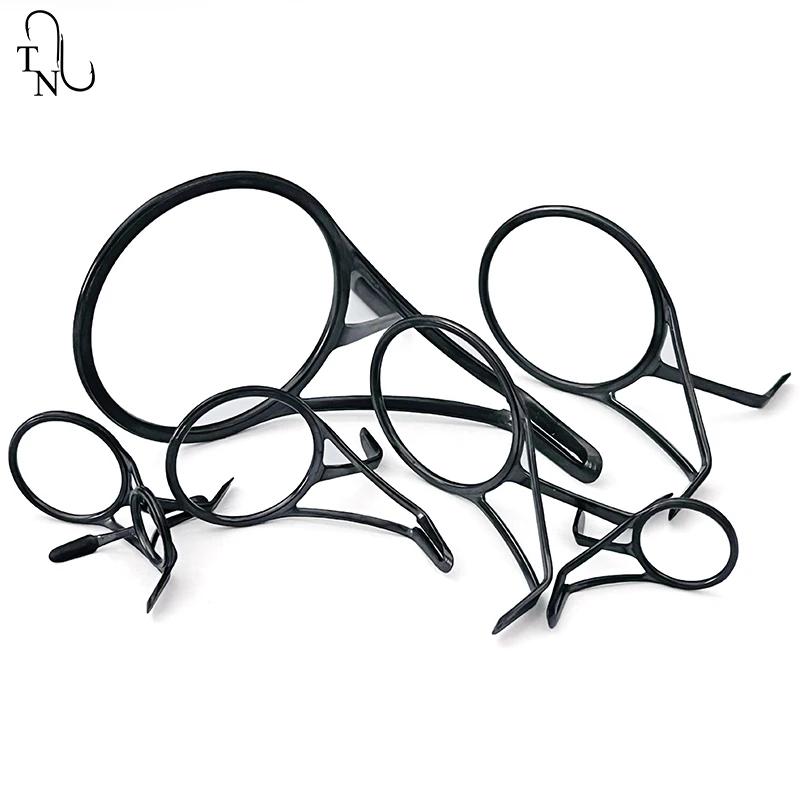 Guía de cañas de carpa ligera TN59 ABTDG, revestimiento de PVD, anillo de acero inoxidable, guías marinas, componente de construcción de caña de pescar, accesorio de aparejos DIY - imagen 2