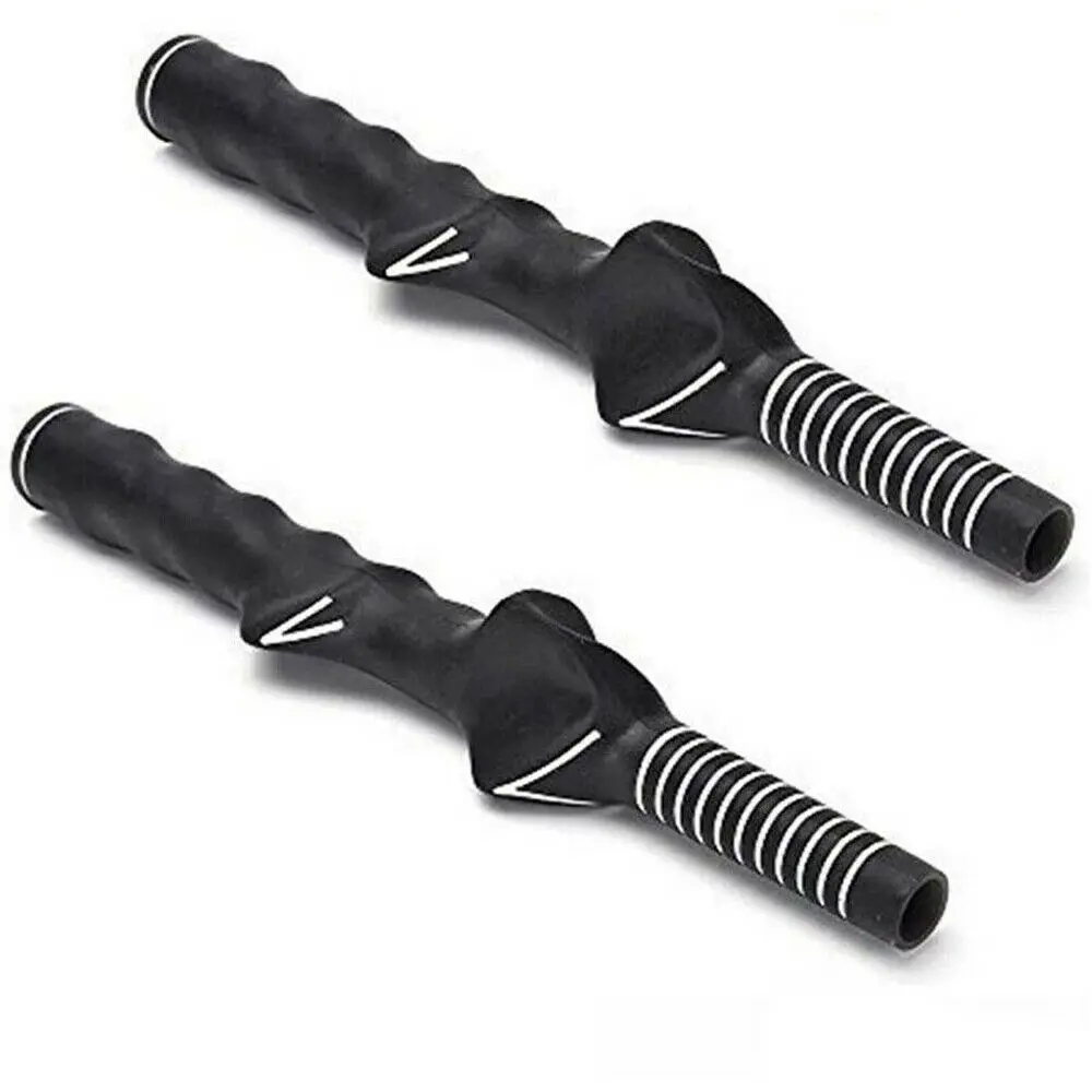 2 uds hombres mujeres zurdos goma Golf entrenamiento agarre Golf Swing Grip mano derecha práctica ayuda - imagen 2