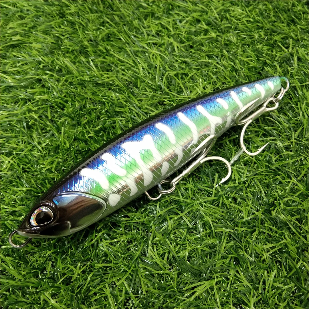 Swolfy 1 pieza 145mm/70g nuevo hundimiento lápiz grande wobbler océano barco señuelo de pesca para atún GT pez marino cebo duro Artificial - imagen 4