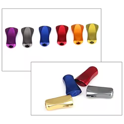 Mango de carrete de pesca, perilla de aleación de aluminio para carrete de Baitcasting giratorio de marca S/D, modificación de accesorios DIY, 1 ud.