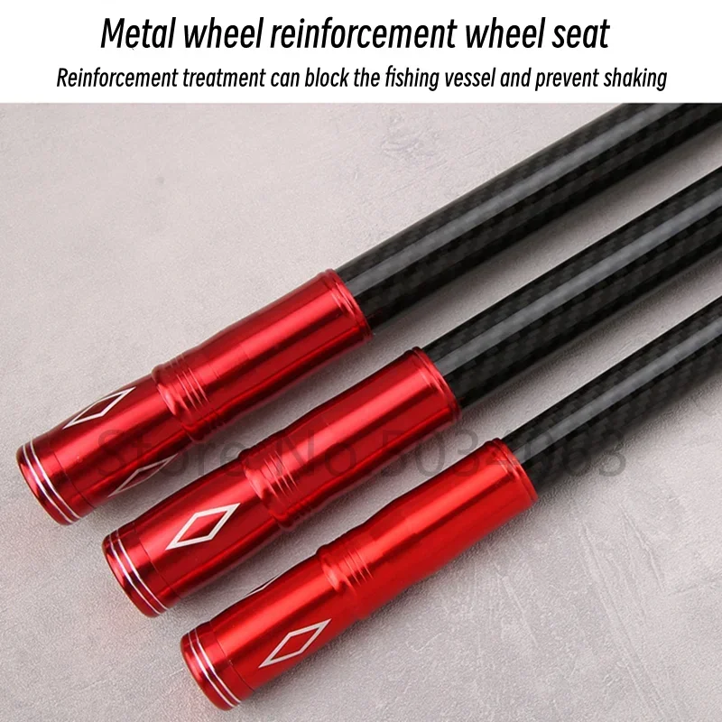 Tres ruedas de refuerzo de ruedas de metal rojo