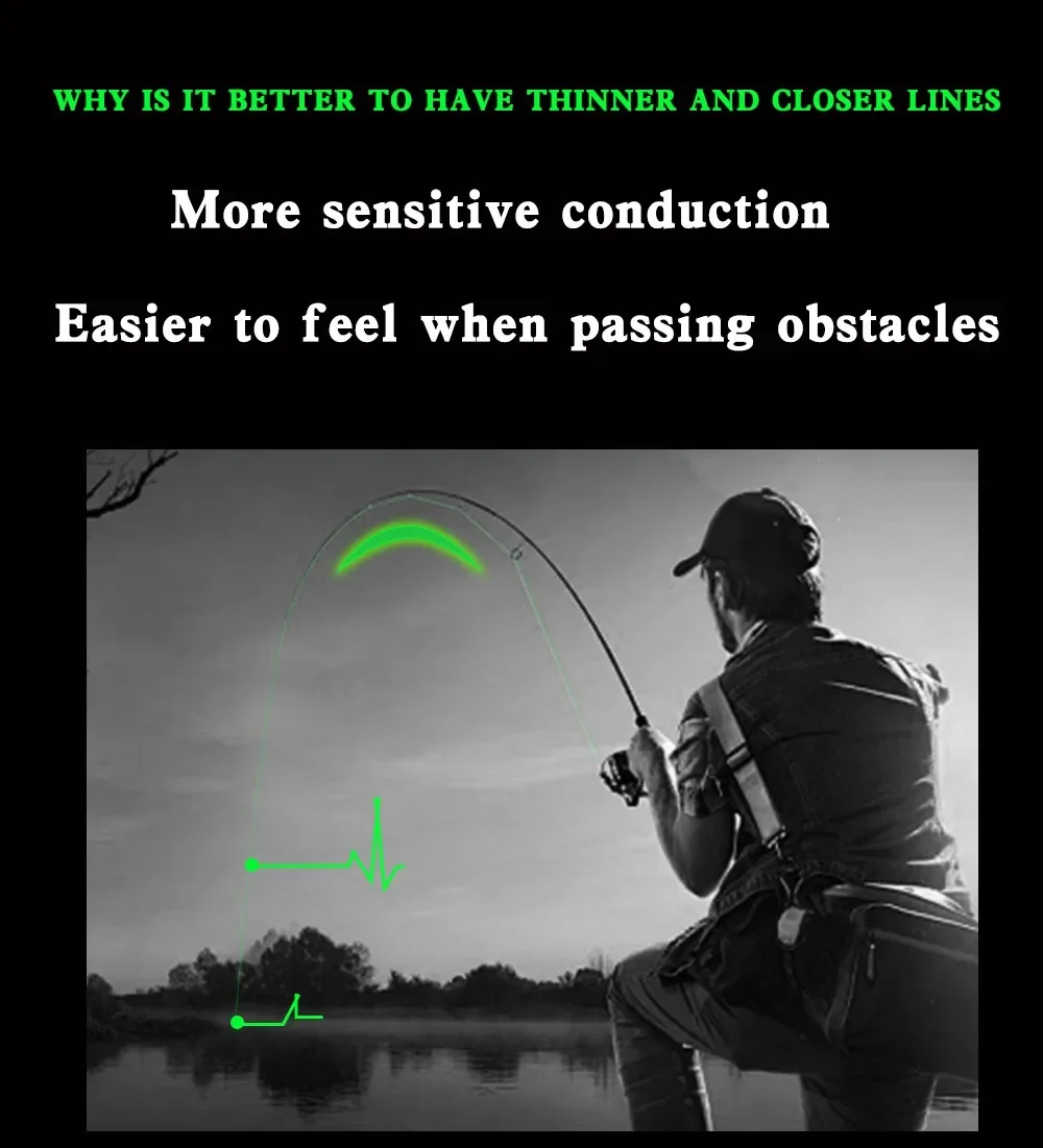 PROXPE-sedal trenzado de Pesca de 8 hebras, 22-100LB X8, líneas de Pe japonesas súper fuertes, 100M, 300M, 500M, 1000M, alambre liso para mosca de carpa - imagen 5