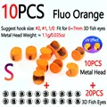 10pcs FL Orange S