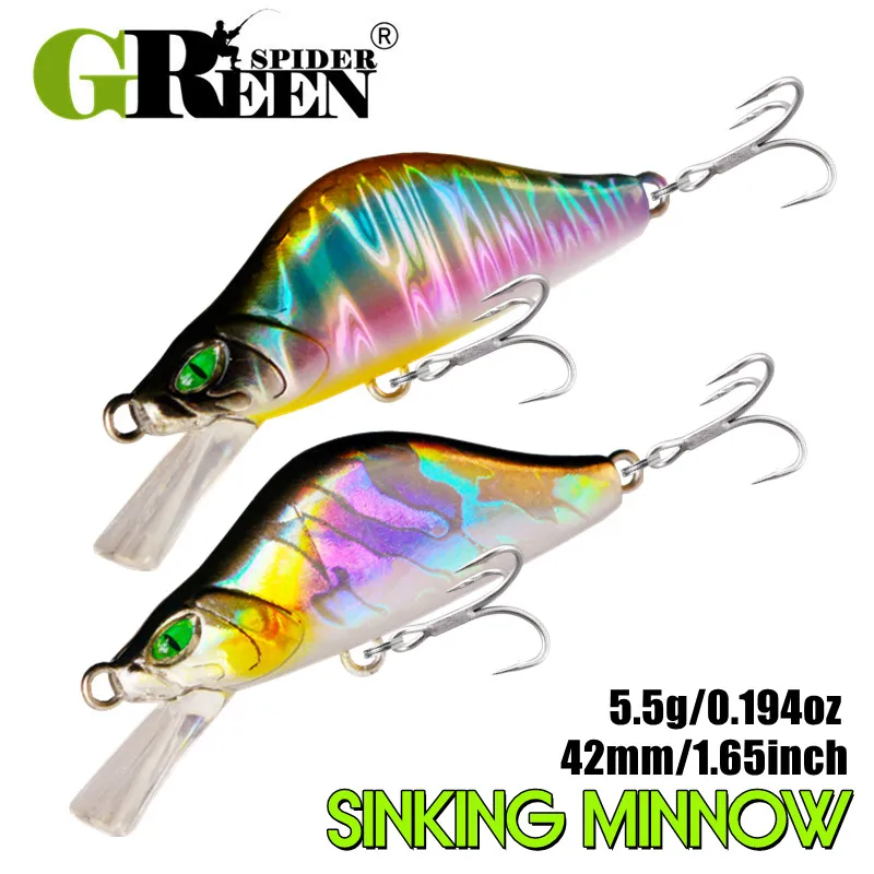 Greenspider Minnow 43mm – Señuelo hundido para trucha