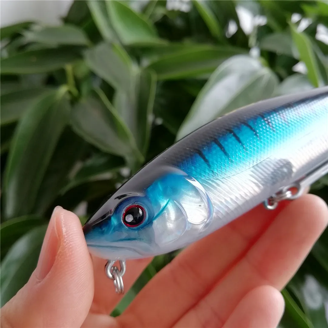 Noeby-Señuelos de Pesca de lápiz flotante, 115mm, 25,5g, Stickbait, superficie Topwater, Walk The Dog, cebos duros Wobblers para lubina y Lucio - imagen 2