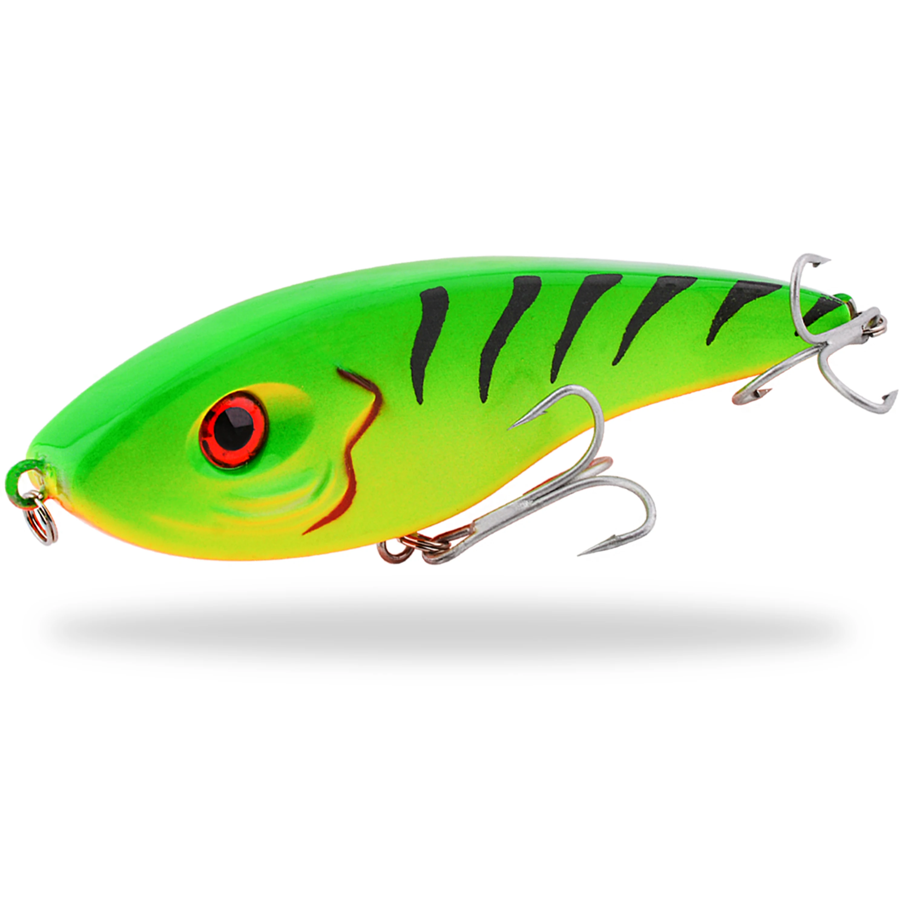 1 Uds. Señuelo de pesca VIB grande 14,5 cm 53,5g cebos artificiales duros de hundimiento lento para accesorios de pesca de invierno