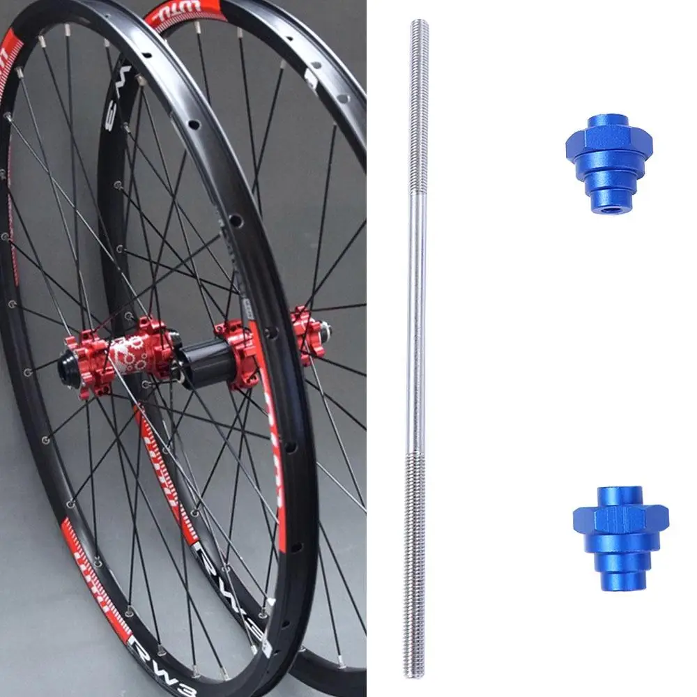 Pieza de ciclismo con varilla de fijación de 200mm, convertidor de mesa, adaptador de eje pasante de rueda de bicicleta, adaptador de eje pasante, convertidor de cubo - imagen 2