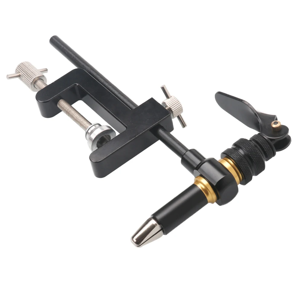 Lionriver 360 °   Tornillo de banco con abrazadera en C de rotación, gancho de asistencia para Jigging, tornillo de banco de encuadernación, mandíbula de acero endurecido, tornillo de banco para atar moscas, herramienta de fabricación de señuelos de pesca - imagen 5