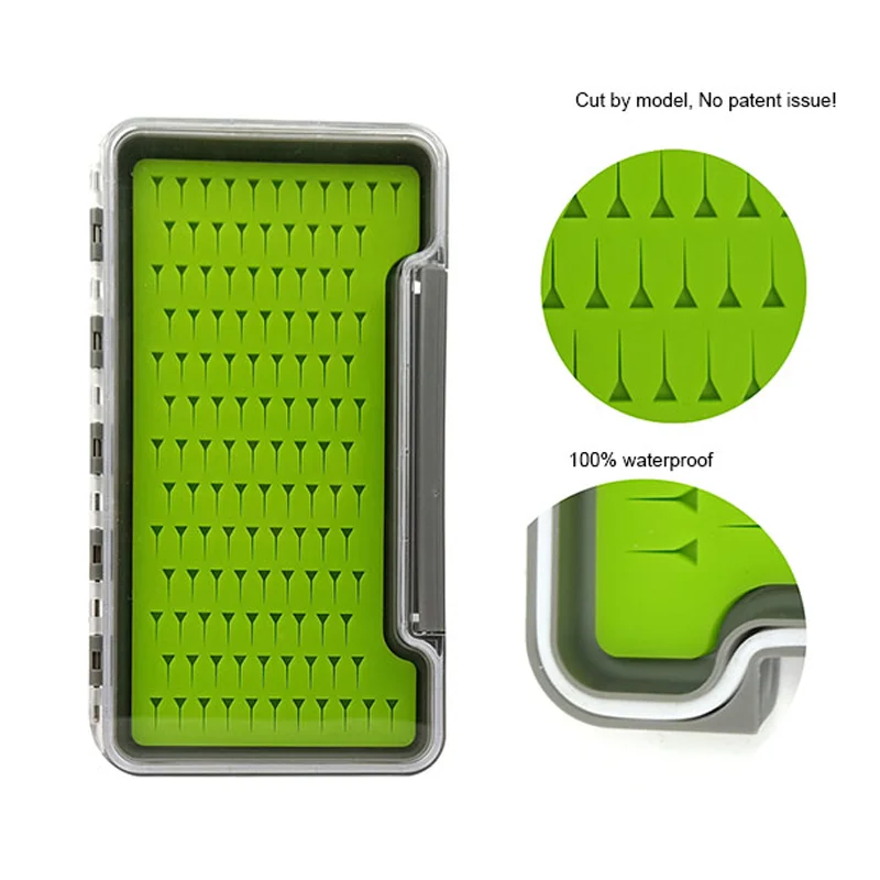 Aventik-caja de pesca de silicona transparente, almacenamiento impermeable, 100% - imagen 3