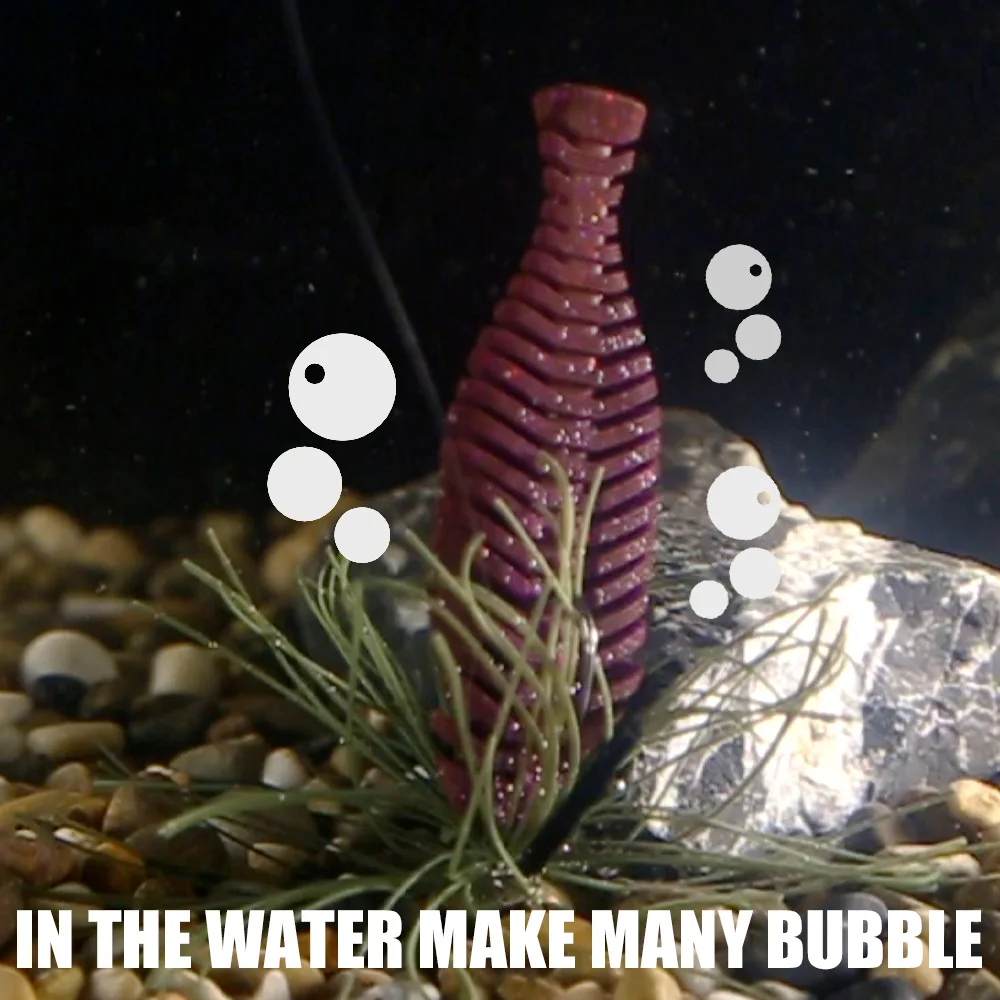 PEAK 92mm gusano de pesca señuelos blandos Jig Wobblers carpa lubina Artificial colores dobles Swimbait de silicona - imagen 4