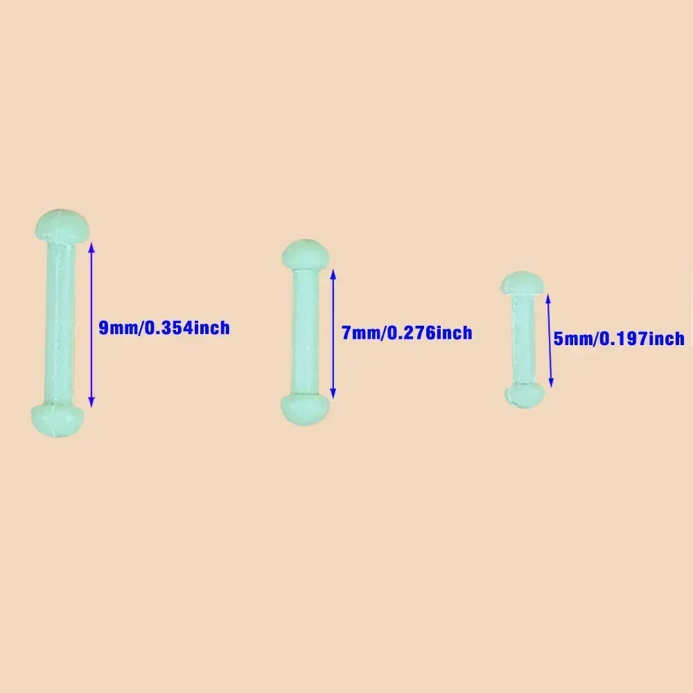 300 unids/pack asiento de piel de plomo asiento autoblocante espacio frijol núcleo suave corriente pesca espacio frijol accesorios de equipo de pesca competitivos - imagen 5