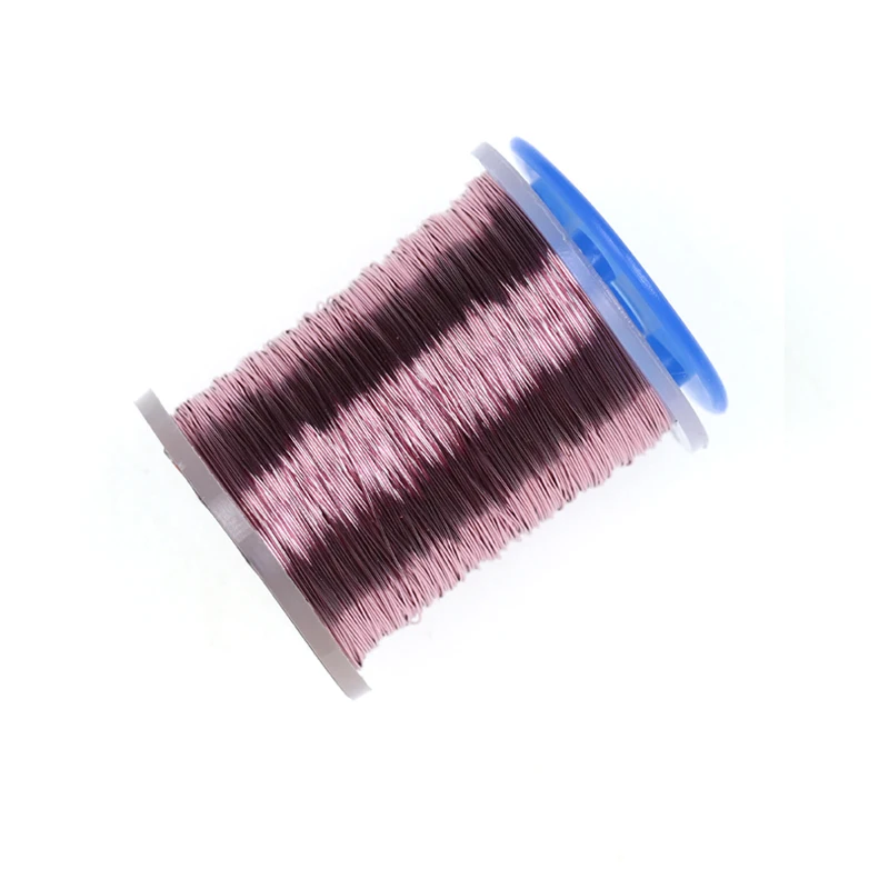 Wifreo-alambre de cobre de 0,2mm, hilos de Metal ultrafinos, Material de atado de moscas para cobre John Scud, gusano, mosca de piedra, Ninfa, pesca de trucha - imagen 5