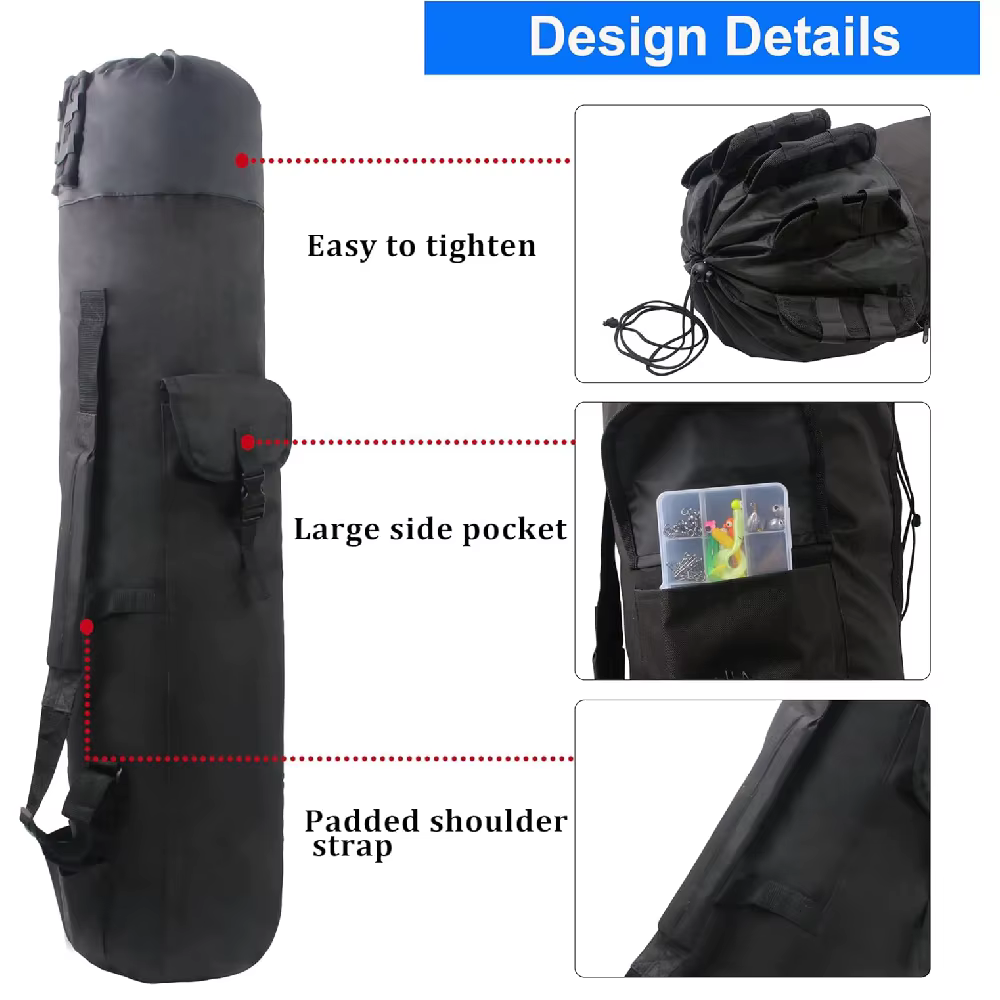 Funda impermeable para cañas y carretes de pesca - imagen 3